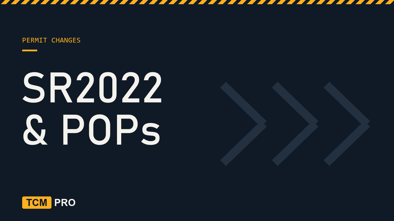 SR2022 and POPs: what the standard rules changes mean for your competence